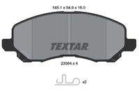 TEXTAR 2358401 Bremsbelagsatz, Scheibenbremse