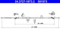 ATE 24372719732 Seilzug, Feststellbremse