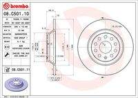 BREMBO 08C50111 Bremsscheibe