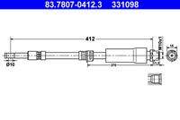 ATE 83780704123 Bremsschlauch