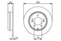 BOSCH 0986479A45 Bremsscheibe