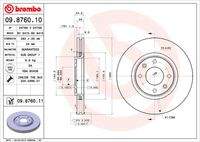 BREMBO 09876011 Bremsscheibe