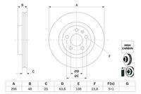 BOSCH 0986479G94 Bremsscheibe