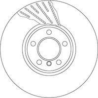 TRW DF6612S Bremsscheibe