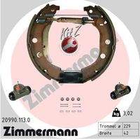 ZIMMERMANN 209901130 Bremsbackensatz