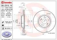 BREMBO 09C31311 Bremsscheibe
