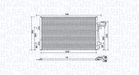 MAGNETI MARELLI 350203934000 Kondensator, Klimaanlage