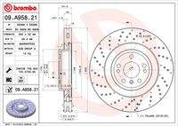 BREMBO 09A95821 Bremsscheibe