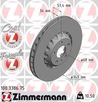 ZIMMERMANN 100338675 Bremsscheibe
