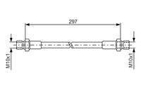 BOSCH 1987476290 Bremsschlauch