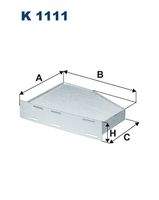 FILTRON K1111 Filter, Innenraumluft