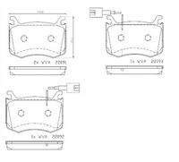 BREMBO P23183 Bremsbelagsatz, Scheibenbremse