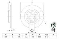 BOSCH 0986479E61 Bremsscheibe