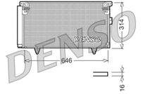 DENSO DCN36001 Kondensator, Klimaanlage