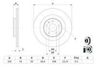 BOSCH 0986479E87 Bremsscheibe