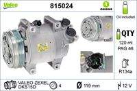 VALEO 815024 Kompressor, Klimaanlage