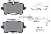 TEXTAR 2521402 Bremsbelagsatz, Scheibenbremse