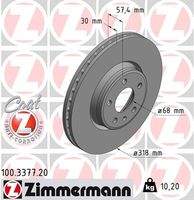 ZIMMERMANN 100337720 Bremsscheibe