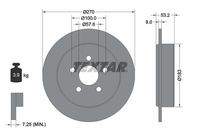 TEXTAR 92108600 Bremsscheibe