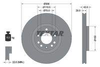 TEXTAR 92110905 Bremsscheibe