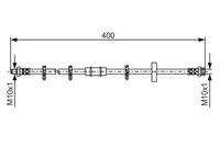 BOSCH 1987476413 Bremsschlauch