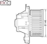 DENSO DEA21014 Innenraumgebläse