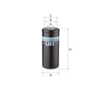 UFI 8701400 Filter, Arbeitshydraulik