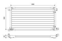 VALEO 822669 Kondensator, Klimaanlage