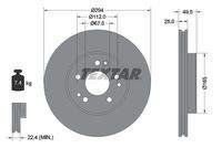 TEXTAR 92060000 Bremsscheibe