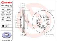 BREMBO 09896510 Bremsscheibe