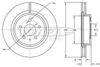 TOMEX Brakes TX7314 Bremsscheibe