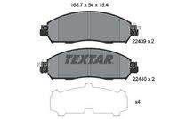 TEXTAR 2243903 Bremsbelagsatz, Scheibenbremse