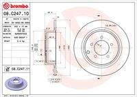 BREMBO 08C24711 Bremsscheibe