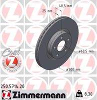 ZIMMERMANN 250571420 Bremsscheibe