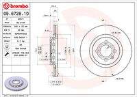BREMBO 09672810 Bremsscheibe