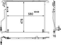 MAHLE AC334000S Kondensator, Klimaanlage