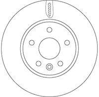 TRW DF6819 Bremsscheibe