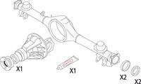 CORTECO 19536214 Dichtungssatz, Differential