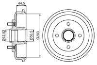 BOSCH 0986477266 Bremstrommel