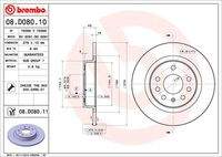 BREMBO 08D08011 Bremsscheibe