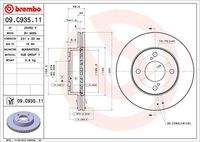 BREMBO 09C93511 Bremsscheibe