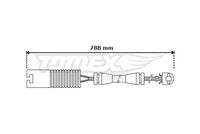 TOMEX Brakes TX3029 Warnkontakt, Bremsbelagverschleiß