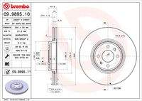 BREMBO 09989511 Bremsscheibe