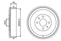 BOSCH 0986477212 Bremstrommel