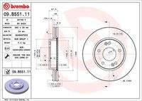 BREMBO 09B55111 Bremsscheibe