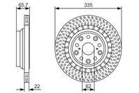 BOSCH 0986479T35 Bremsscheibe