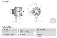 BOSCH 0986080960 Generator