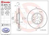 BREMBO 09B27210 Bremsscheibe