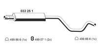 ERNST 033251 Mittelschalldämpfer