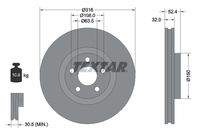 TEXTAR 92293605 Bremsscheibe